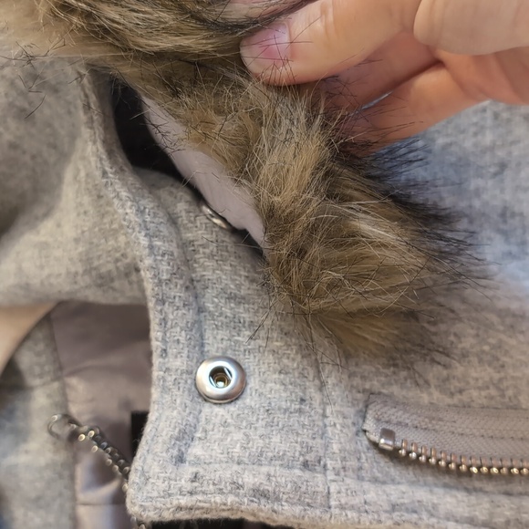 J Crew Wool Parka size 6P - Picture 4 of 5